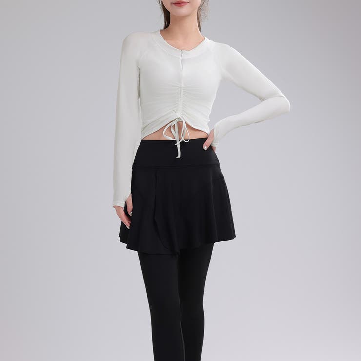 ホワイト | ヨガ ウェア 全3色 | teddyshop