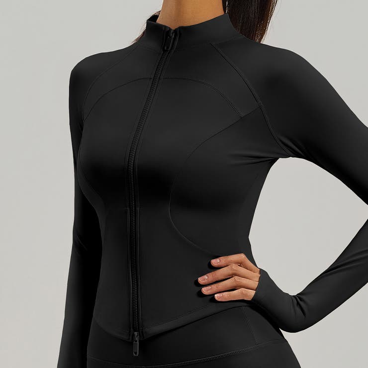 ブラック | ヨガ ウェア トップス | teddyshop