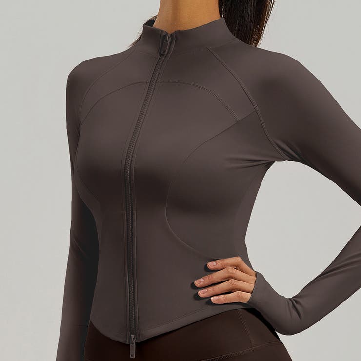 ダークブラウン | ヨガ ウェア トップス | teddyshop