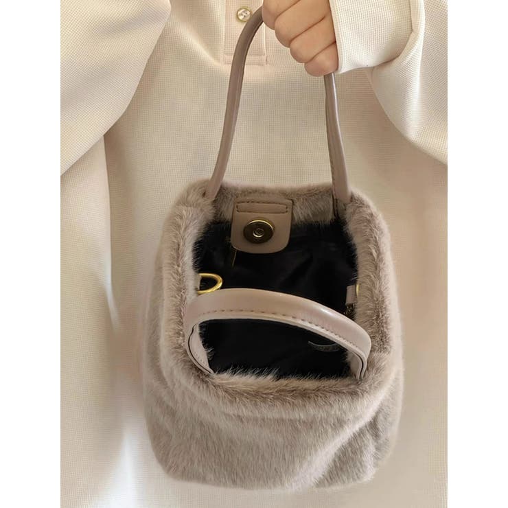 フェイクファー バッグ 2way[品番：TY000008149]｜teddyshop