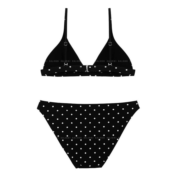 2点！黒ラメチック三角ビキニ＆黒白柄水着 ボルコム BEACHI