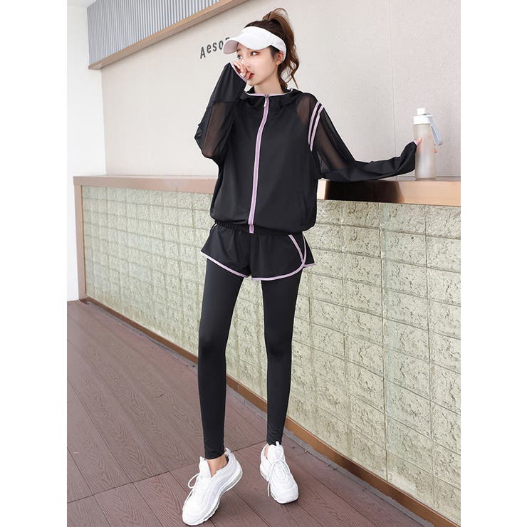 ヨガウェア 上下セット 4点セット | teddyshop | 詳細画像23 