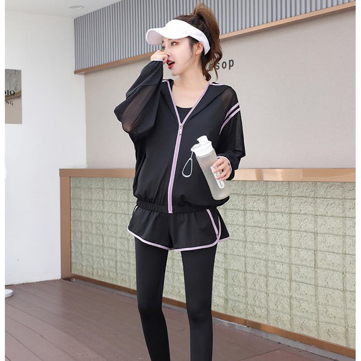 ヨガウェア 上下セット 4点セット | teddyshop | 詳細画像24 