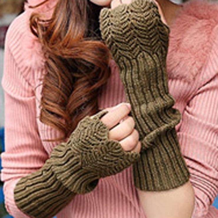 オリーブ | アームカバー アームウォーマー ミディアム丈 | teddyshop