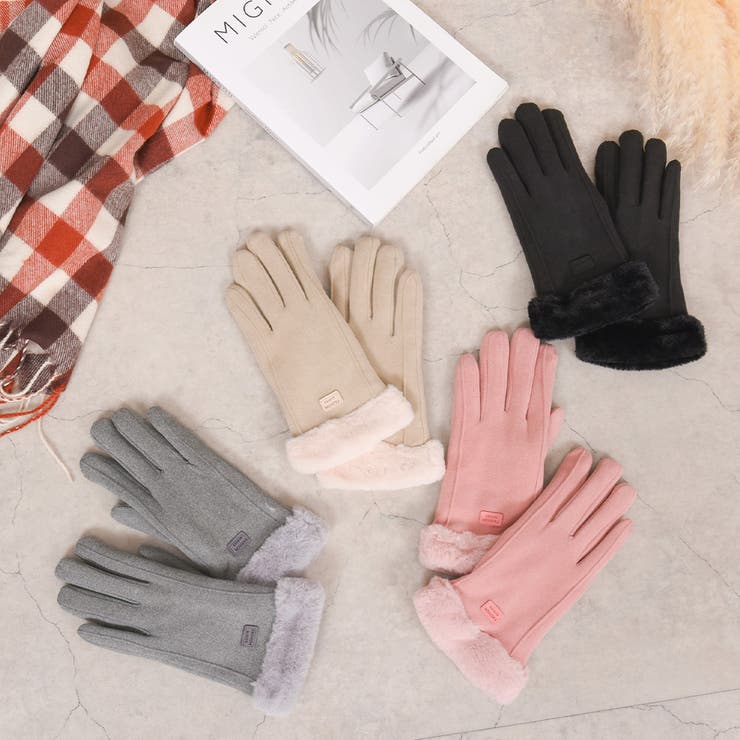 裏起毛 手袋 スマホ対応 | teddyshop | 詳細画像31 