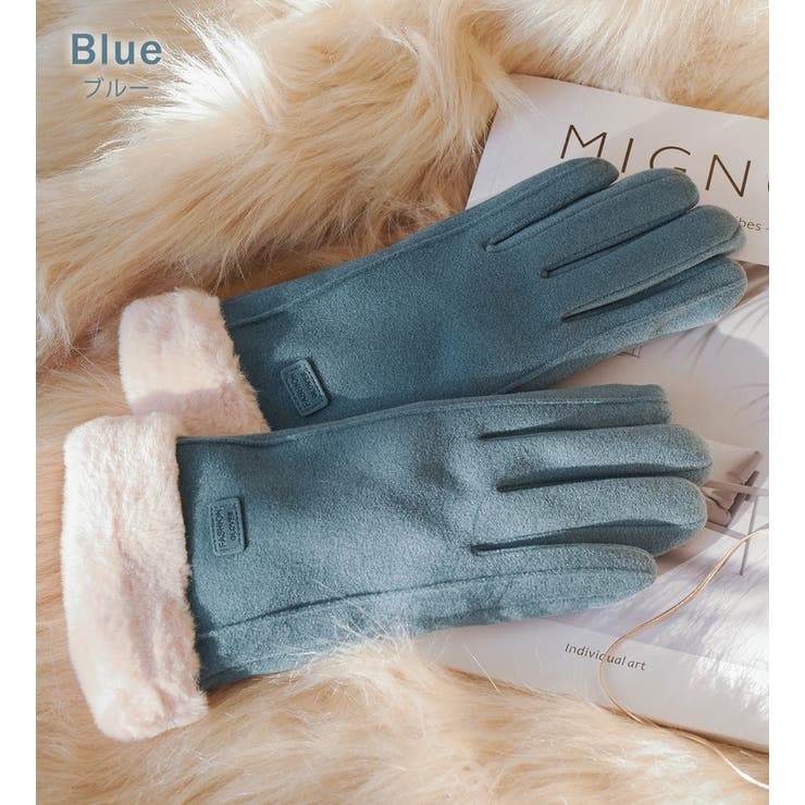 裏起毛 手袋 スマホ対応 | teddyshop | 詳細画像12 