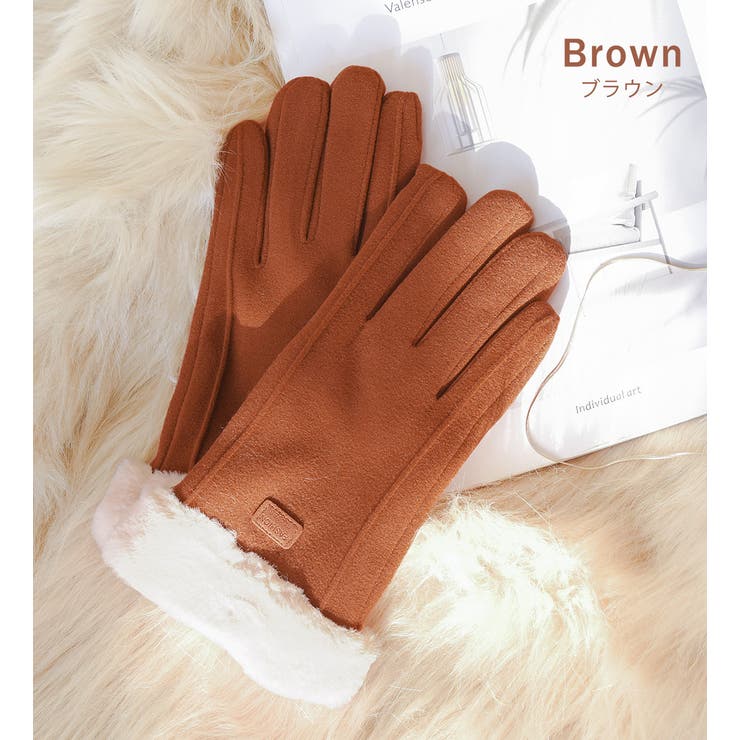 裏起毛 手袋 スマホ対応 | teddyshop | 詳細画像10 