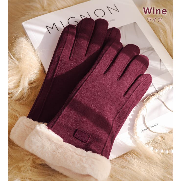 裏起毛 手袋 スマホ対応 | teddyshop | 詳細画像11 