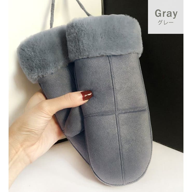 UGG 子ども ミトン 手袋 ひもつき