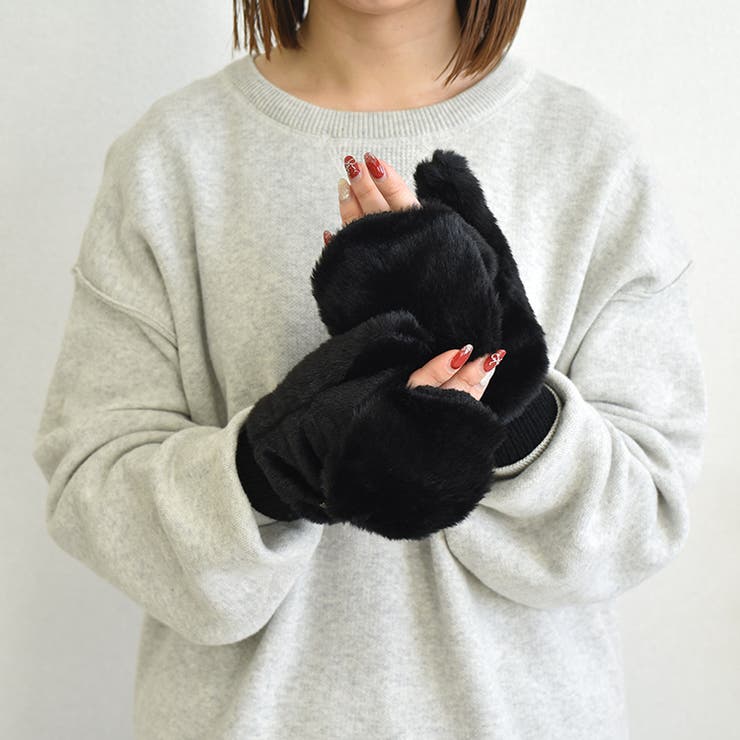 テディミトン　手袋　もこもこ テディショップ Teddyshop レディース 【タッチパネル対応