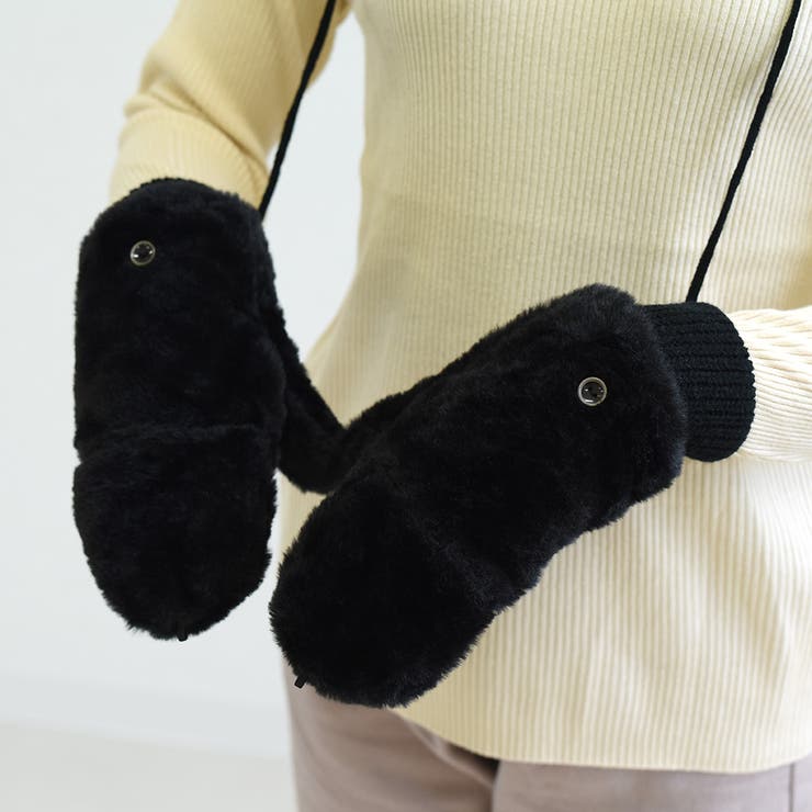 テディミトン　手袋　もこもこ テディショップ Teddyshop レディース 【タッチパネル対応