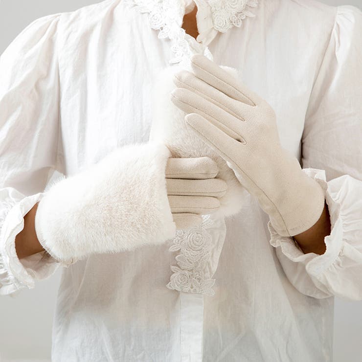 裏起毛 手袋 全7色 | teddyshop | 詳細画像12 