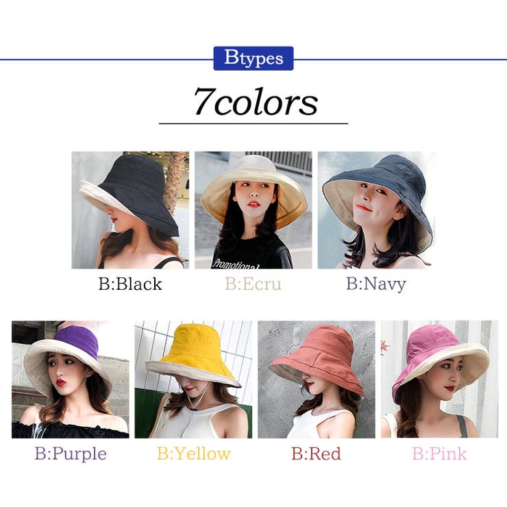 バケットハット つば広 紫外線対策 | teddyshop | 詳細画像19 