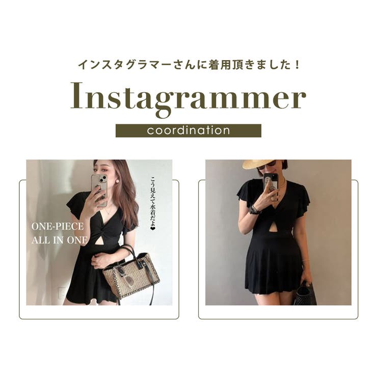 水着体型カバー 大きいサイズ ワンピース | teddyshop | 詳細画像39 