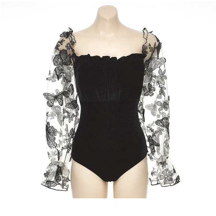 水着体型カバー 長袖 オールインワン | teddyshop | 詳細画像23 