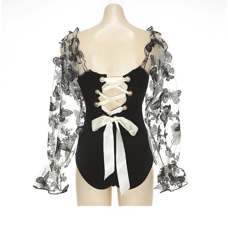 水着体型カバー 長袖 オールインワン | teddyshop | 詳細画像24 