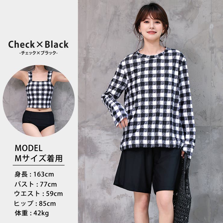 水着体型カバー タンキニ ノンワイヤー | teddyshop | 詳細画像86 