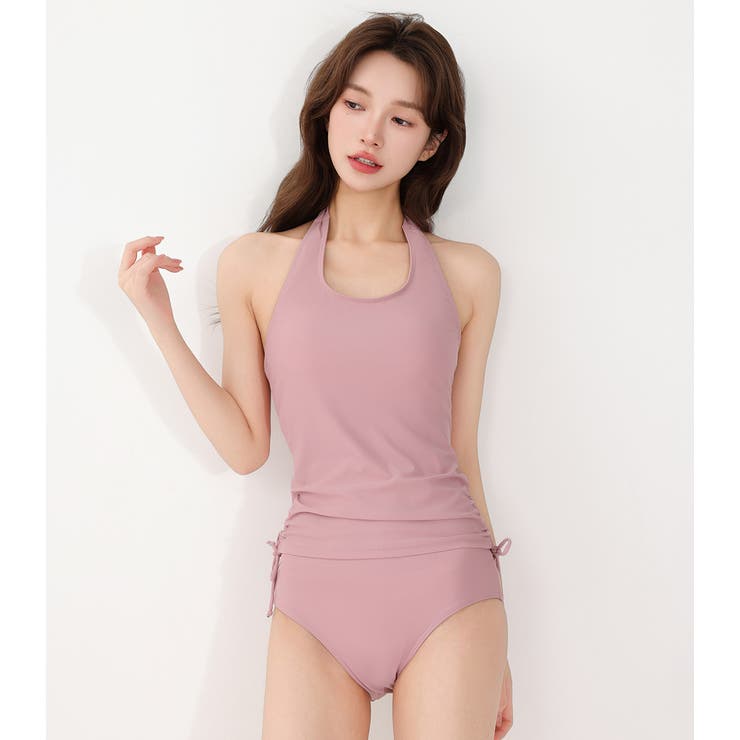 ★体型カバー ワントーン タンキニ セクシー水着/送料込 楽天市場】【8月15日限定☆ポイント2倍】【送料無料】水着