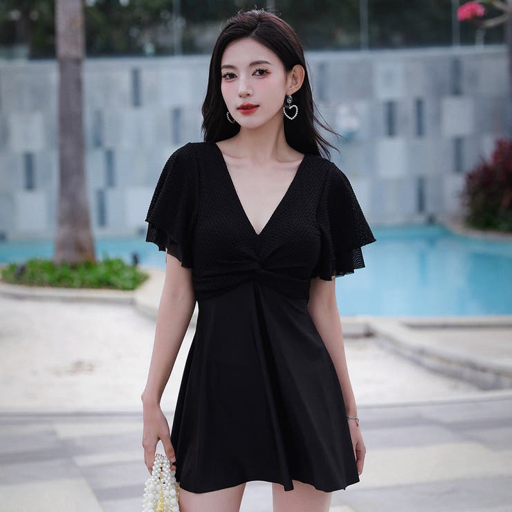 水着体型カバー ワンピース オールインワン | teddyshop | 詳細画像8 