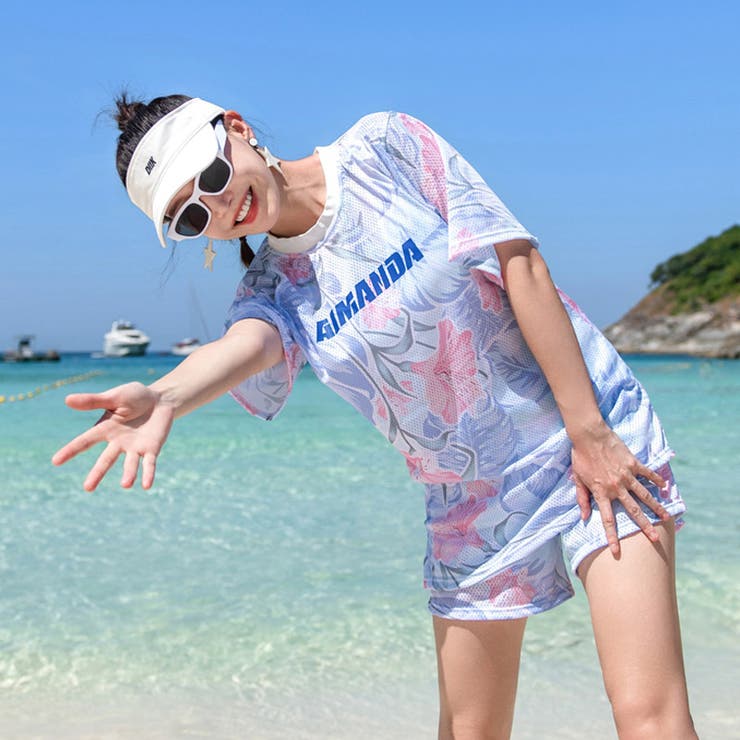 水着 体型カバー 3点セット | teddyshop | 詳細画像19 