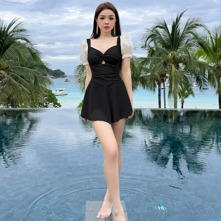 水着体型カバー ワンピース レディース | teddyshop | 詳細画像9 