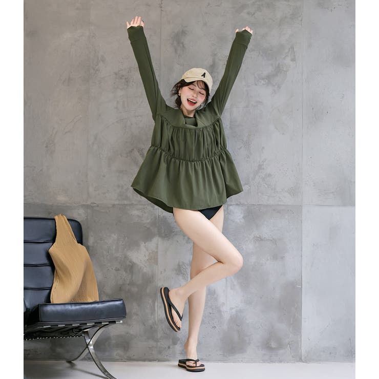 水着体型カバー レディース ラッシュガード | teddyshop | 詳細画像42 