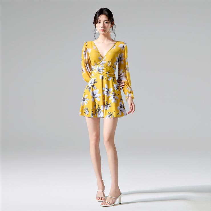 ワンピース水着 体型カバー 花柄 | teddyshop | 詳細画像12 