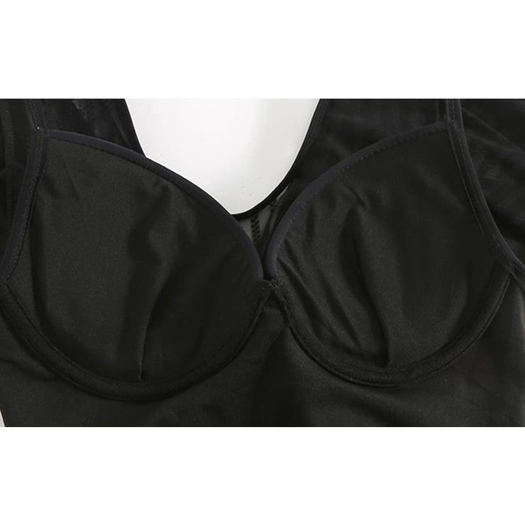 水着体型カバー ワンピース ストライプ | teddyshop | 詳細画像20 