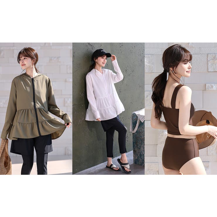 水着 体型カバー 全4色 | teddyshop | 詳細画像4 