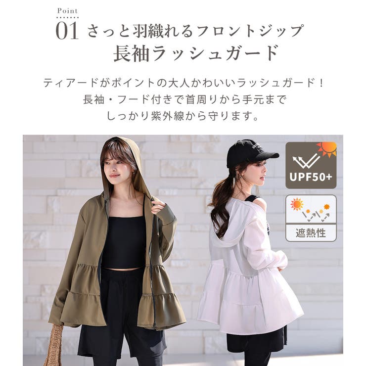 水着 体型カバー 全4色 | teddyshop | 詳細画像7 