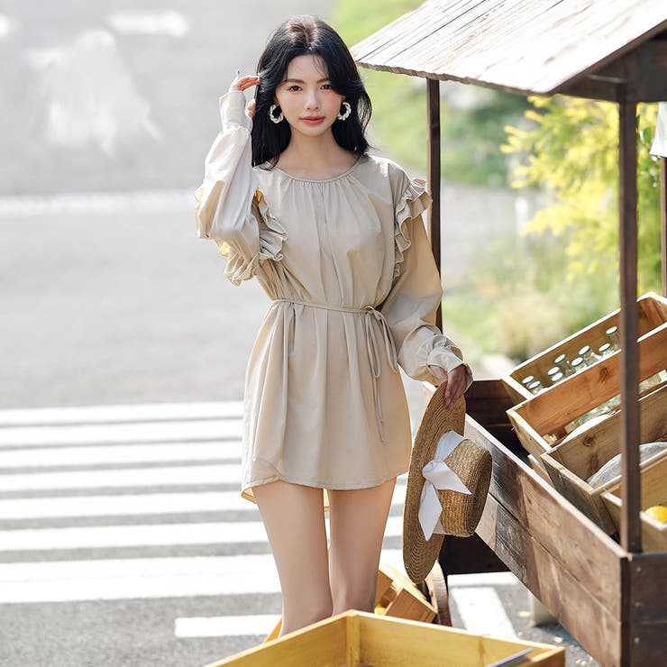 【紫外線カット率99 7％】ラッシュガード 水着体型カバー | teddyshop | 詳細画像23 