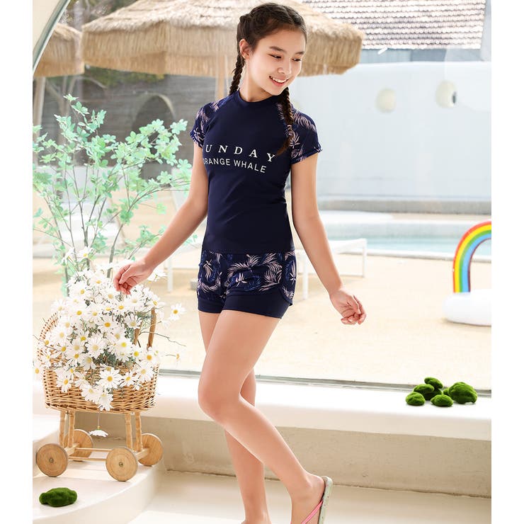 キッズ水着 半袖 ラッシュガード | Kids Teddy | 詳細画像48 