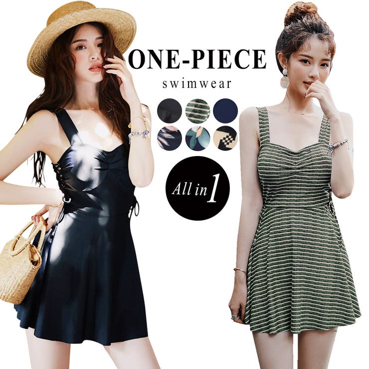 水着 ワンピース 体型カバー 品番 Ty Teddy テディ のレディースファッション通販 Shoplist ショップリスト