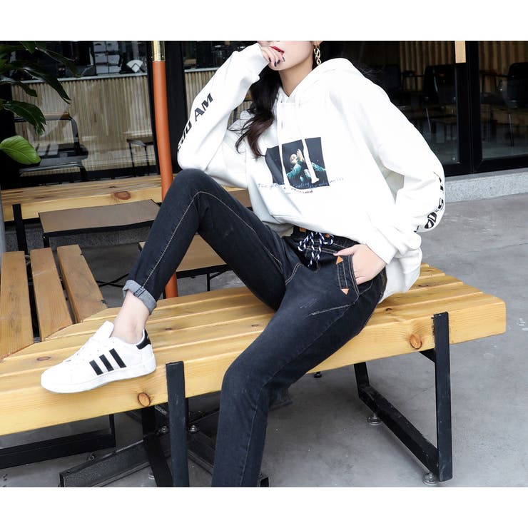 デニムパンツ レディース ストレート | teddyshop | 詳細画像16 