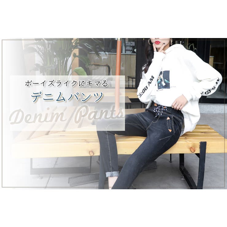 デニムパンツ レディース ストレート | teddyshop | 詳細画像6 