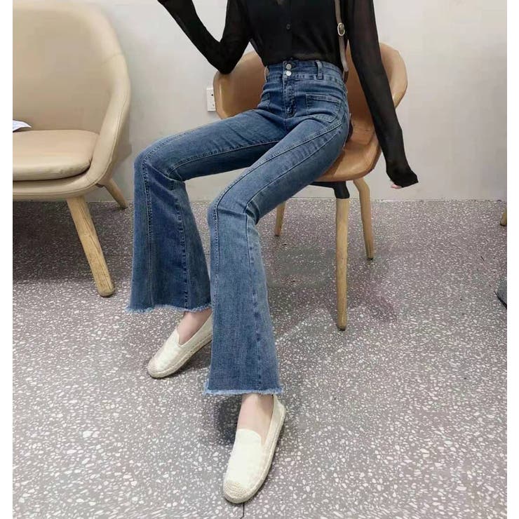 フレアデニム 春 ハイウエスト | teddyshop | 詳細画像18 