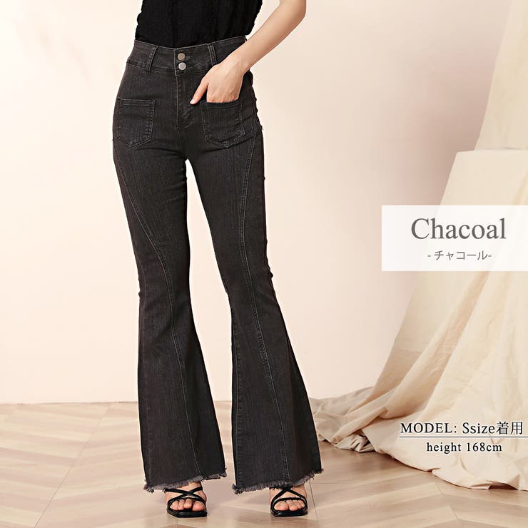 フレアデニム 春 ハイウエスト | teddyshop | 詳細画像7 