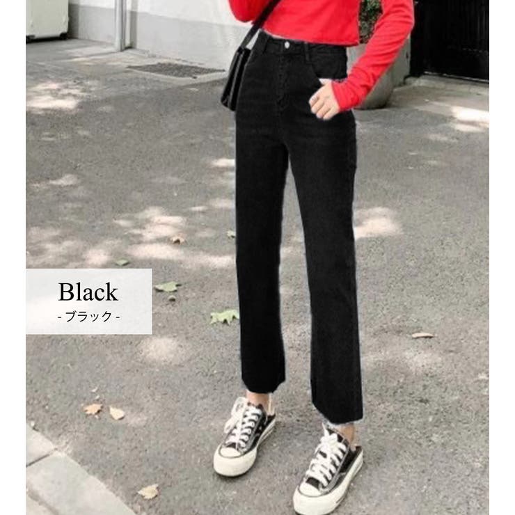 デニムパンツ レディース ロング丈 | teddyshop | 詳細画像4 