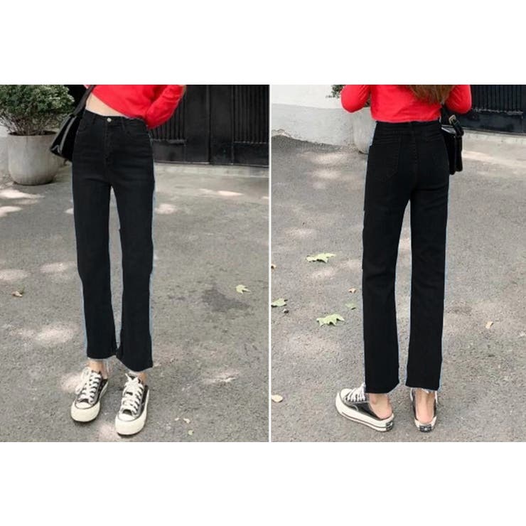 デニムパンツ レディース ロング丈 | teddyshop | 詳細画像7 