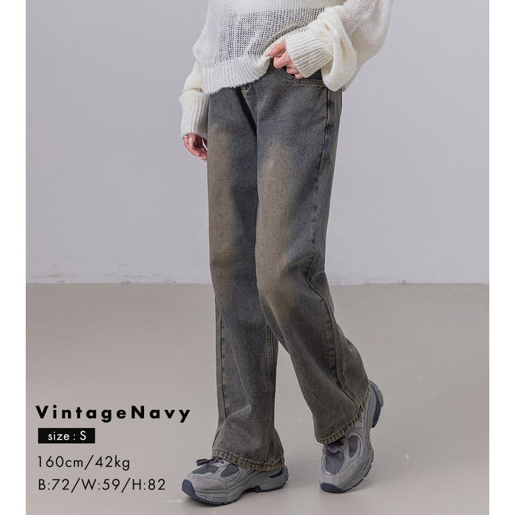 デニム ワイドパンツ ロング丈 | teddyshop | 詳細画像32 