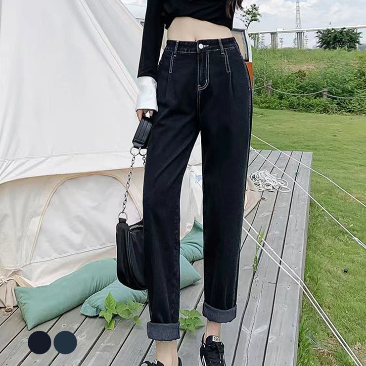 デニムパンツ ストレート ハイウエスト | teddyshop | 詳細画像1 