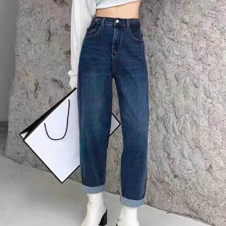 デニムパンツ テーパード ストレート | teddyshop | 詳細画像1 