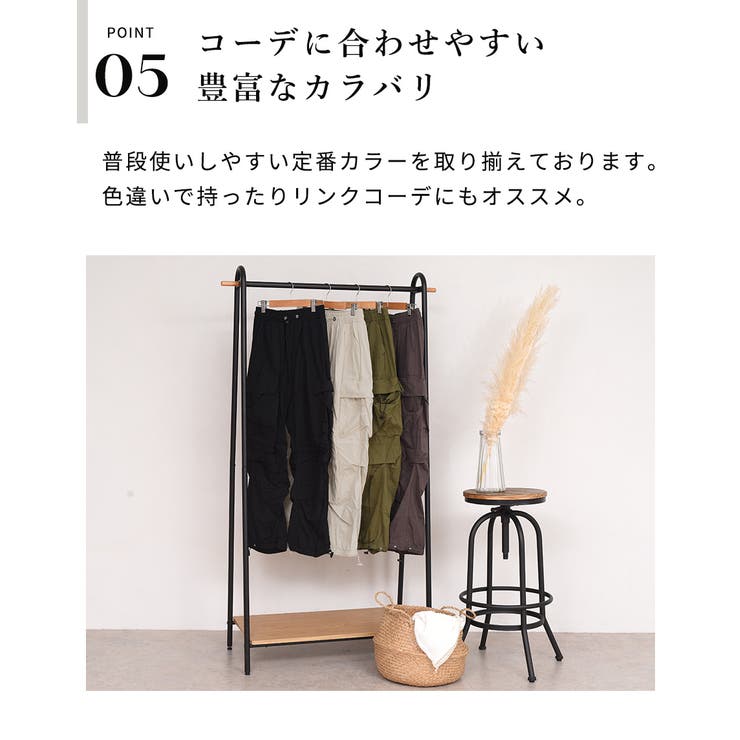 カーゴパンツレディースゆったりワイドルーズズボンボトムスおしゃれかわいい黒メンズライクシンプル無地楽動きやすい女性用春秋薄手10分丈サイドポケットスナップボタンウエストゴムドローコード調節作業着カジュアルストリート