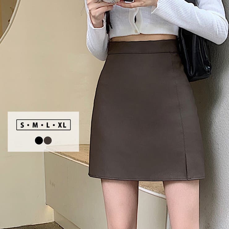 ミニスカート タイトスカート ハイウエスト | teddyshop | 詳細画像1 