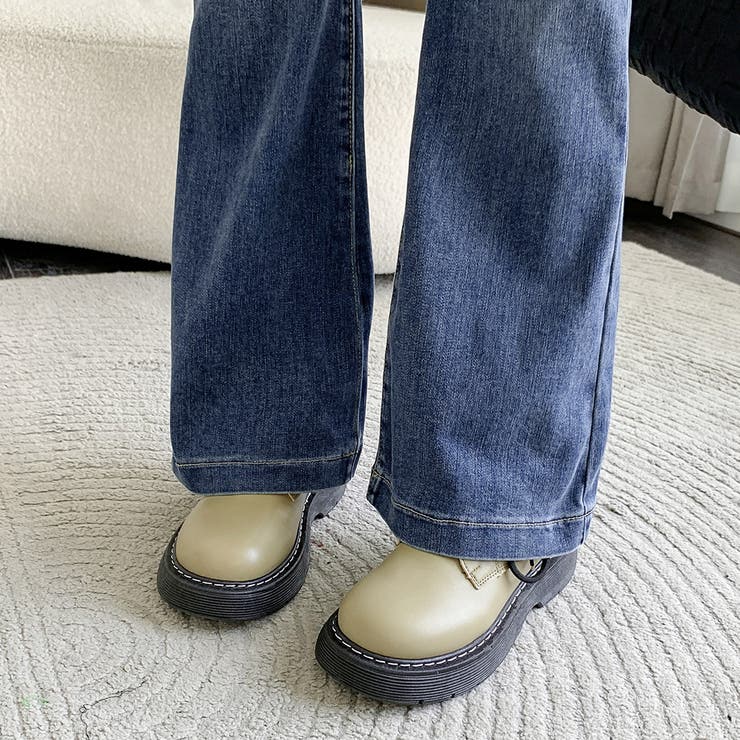 フレアパンツレディースデニムボトムスおしゃれきれいめ春夏秋薄手シンプルストレッチ伸縮性黒ポケット美脚パンツブーツカット10分丈ベルトループお出かけデイリーカジュアルナチュラルモード