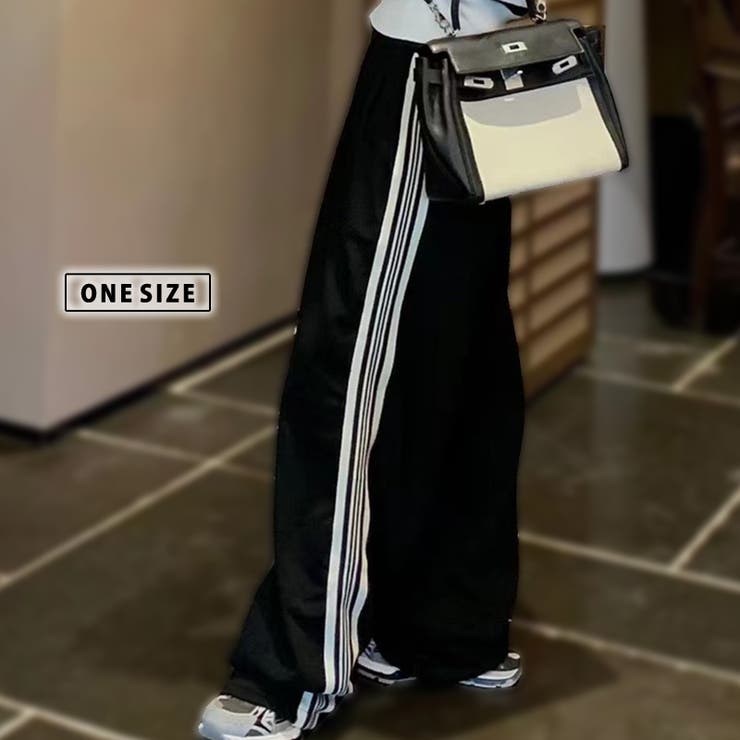 トラックパンツ ボトムス ワイド | teddyshop | 詳細画像1 