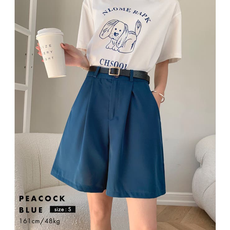 led.tokyo ハーフパンツ led.tokyo スラックス パンツ 「led.tokyo」プリーツハーフ