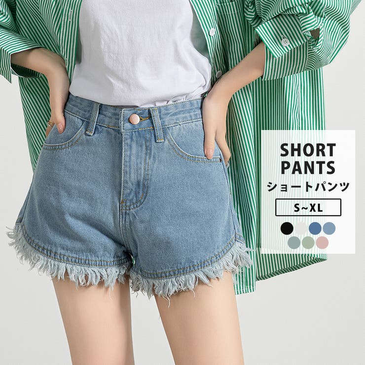デニム ショートパンツ ボトムス | teddyshop | 詳細画像1 