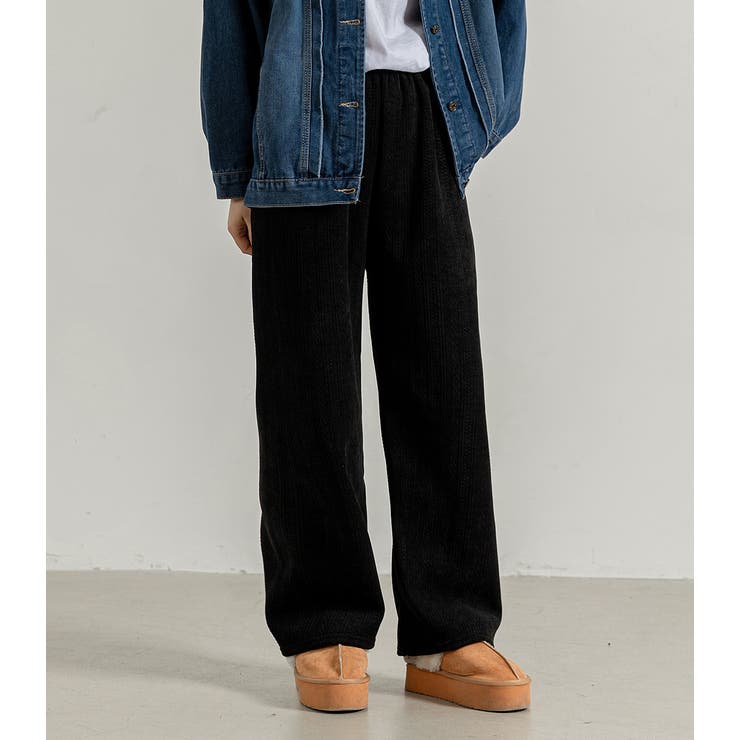 ワイドパンツ 裏起毛 ストレート | teddyshop | 詳細画像13 