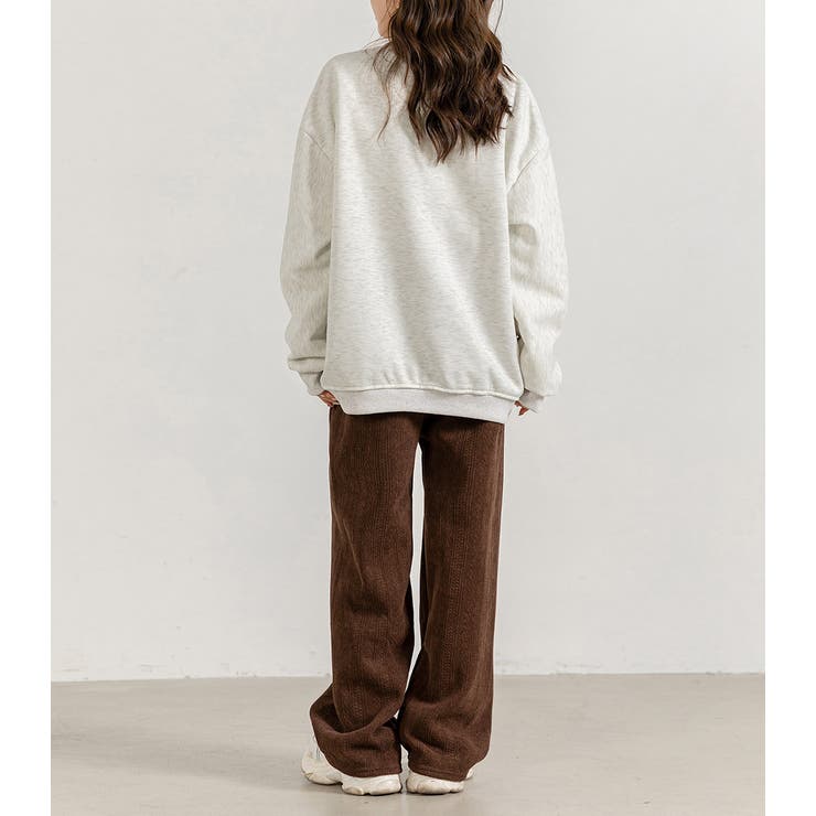 ワイドパンツ 裏起毛 ストレート | teddyshop | 詳細画像22 